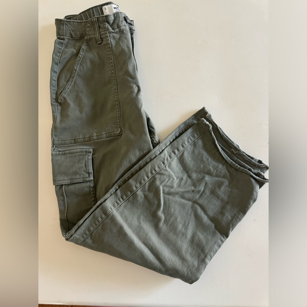 Hollister Green Wide Leg Pants
